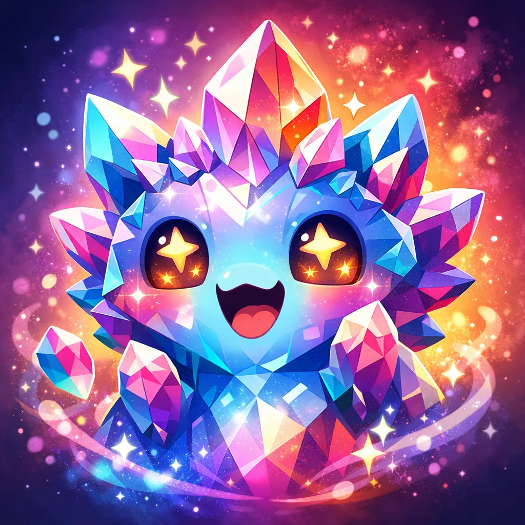 A vibrant, geometric rabbit avatar with colorful shapes and patterns forming the rabbit's head, creating a friendly and artis